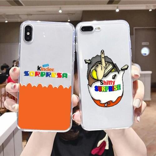 Kinder Surprise bueno Egg Phone Case For Samsung Galaxy A 3 5 7 8 10 20 21 30 40 50 51 70 71 E S 2016 2018 4G transparent soft