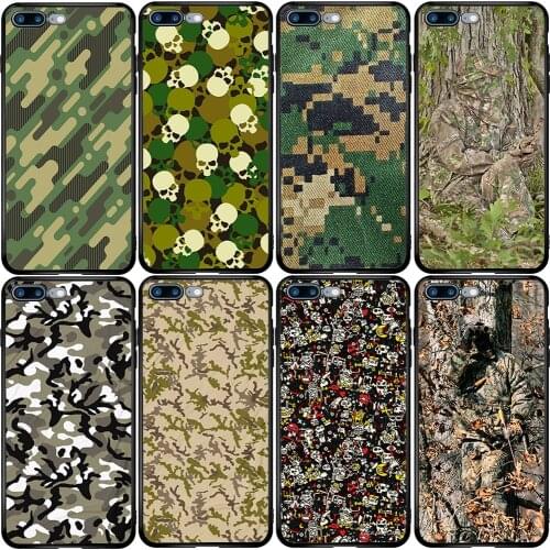Cover Case for Xiaomi Redmi Note 10 9 9S 9A 8 8T 7 6 7A 6A 5A 5 A1 A2 A3 Pro Max Plus Army Camouflage Camo Patten