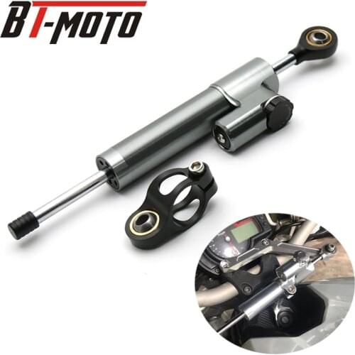 Universal Aluminum Motorcycle Damper Steering Stabilize Safety Control For Kawasaki Z300 Z250 Ninja 300R 250R ER6N EX300