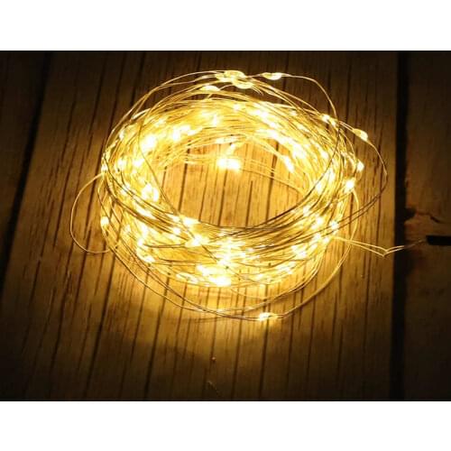 Fdit LED String Lights With Transparent Wire