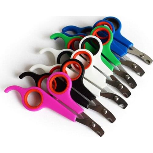 Pet Dogs Nail Clippers Animal Dog Cat Rabbit Claw Toe Nail Clipper Pet Grooming Stainless Steel Nailclippers (Random Color)