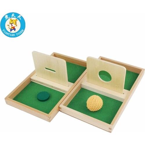 Montessori Baby Wooden Toys Early Education Preschool Teaching Aids Infant Imbucare Board