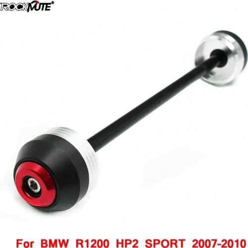 Motorcycle POM Wheel Protector For BMW R1200 HP2 SPORT 2007-2010 Crash Slider Pad Circle Decoration Front