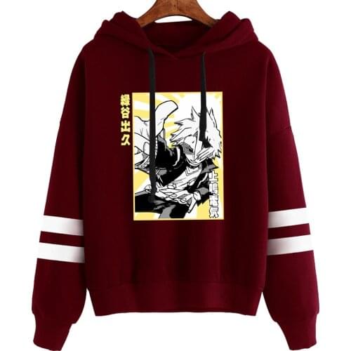 Mens Hoodies My Hero Academia Men Women Pullovers Hoodies Sweatshirts Anime Hoody Streetwear Tops