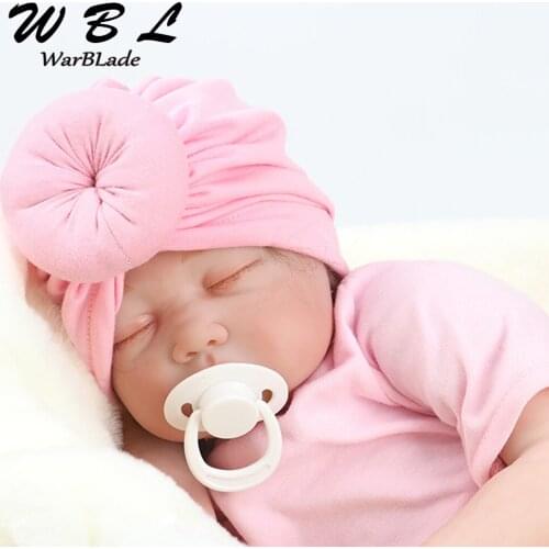2019 New Crocheted Baby Hat Bowknot Bonnet Photography Baby Accessories Solid Color Child Hat Childrens Winter Hat WarBLade