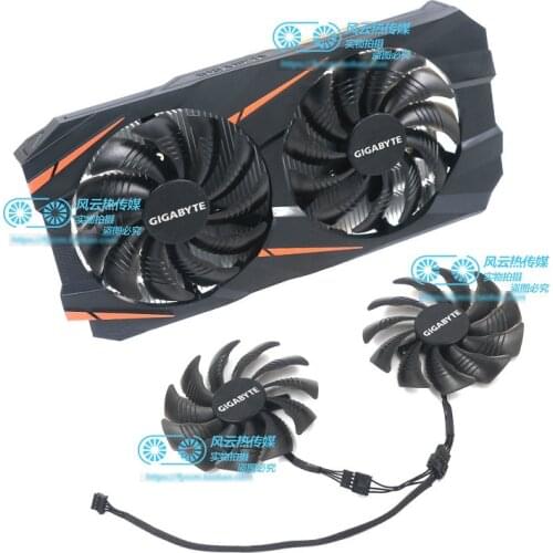 New Original for Gigabyte GTX1060 WINDFORCE OC Gaming Graphics Video Card Cooling Fan