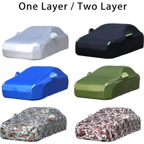 Full Car Cover Breathable Windproof Scratch Resistant Outdoor for Sedan Trucks