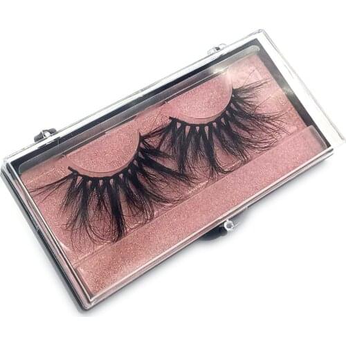 30mm Long Eyelashes Real Mink Long Eyelashes Hotsale Real Long Mink Eyelashes Full Strip Dramantic Eyelashes ODM/OEM