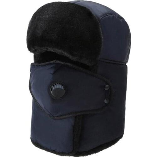 New Warm Cap Winter Men Original Design Winter Hats Fashion For Women Kids Waterproof Hood Hat With Glasses Cool Balaclava 2020