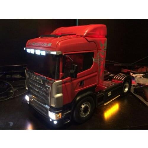 Chassis Led Lights For 1/14 sca Tamiya RC8WD Tractor trailer Truck Benz 1851 3363 MAN 56335 actros R620 R470 KING 56540