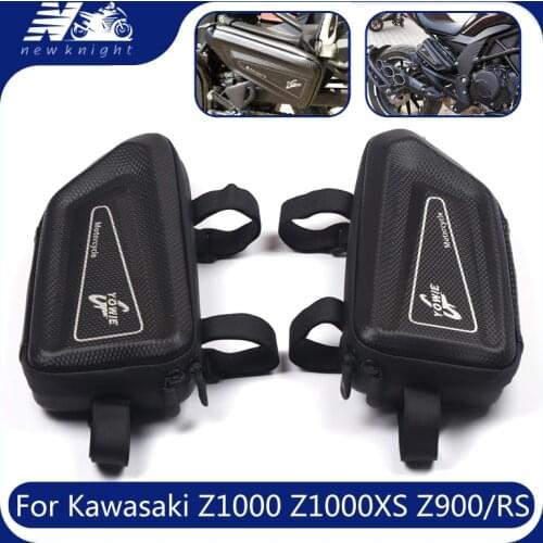 For Kawasaki Z1000 Z1000XS Z900 Z900RS ER-5 Motorcycle Universal Modified Waterproof Side Package Hard Case Triangle Bag Kit