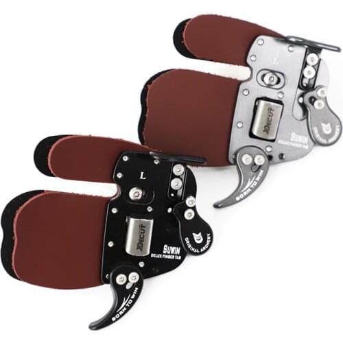 Decut Suwin Delux Finger Tab Finger Guard Original Archery outdoor hunting shooting accessories for left and right hand