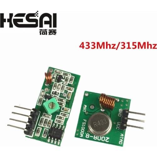 433Mhz RF Transmitter and Receiver Module Link Kit for ARM/MCU WL DIY 315MHZ/433MHZ Wireless for arduino Diy Kit