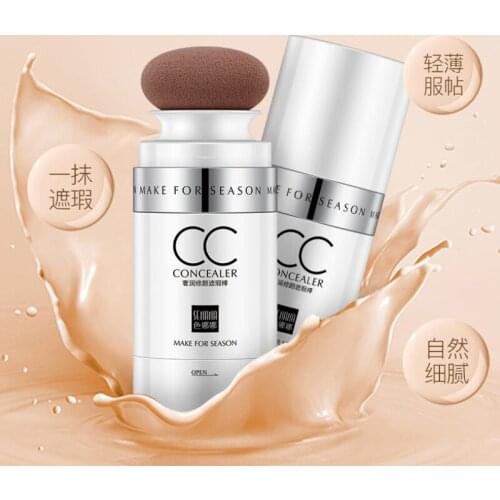 BB Cream Make up Foundation CC Stick Concealer Base Makeup Brightening Mushroom Head CC bar Korean Cosmetics