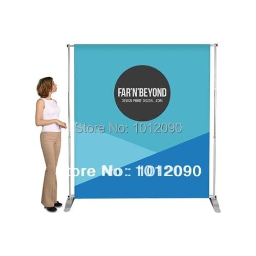 Free Shipping Telescopic Banner Stand Jumbo Background Display Stand Ordinary Background