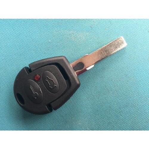 ZABEUDEIR For VWw Passat Poolo Golf Sharan Bora 2 Buttons Remote Key FOB Shell Case blade no logo