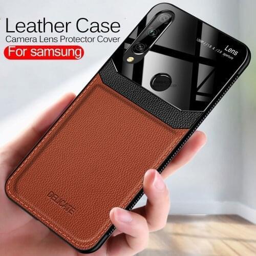 Leather Phone case For samsung Galaxy a50 a50s a30 a30s a10 a20 a70 2019 note 8 9 10 plus s8 s9 s10 s10E A750 fundas Cover Coque