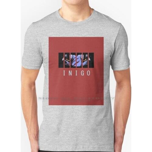 Inigo Caged T Shirt 100% Pure Cotton Inigo Smartbluecat Smart Blue Cat Gary Hesketh Scars Bars Caged Khajiit Game Gaming Mod