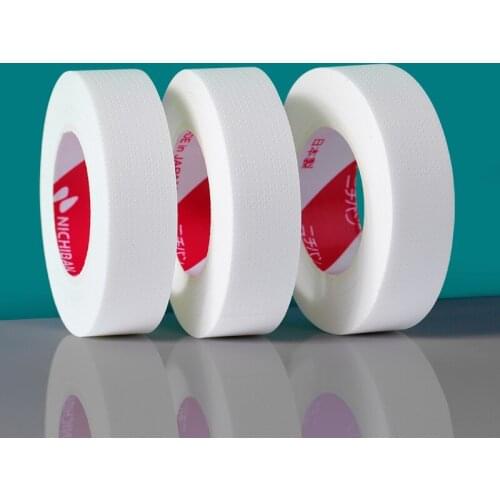 3 Rolls Non-Woven False Eyelash Extension Tape Anti-Allergy Easy Tear Eye Tapes For Grafting Fake Lash Eyeliner Tapes