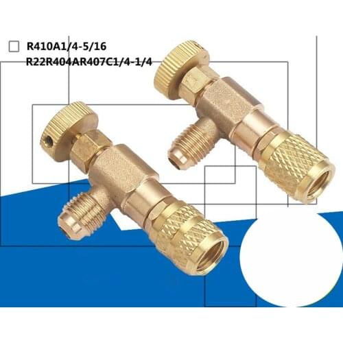 R22/R410 Refrigeration Charging Adapter Liquid Addition Accessories Home Refrigeration Tools For Safety Valve Service Parts