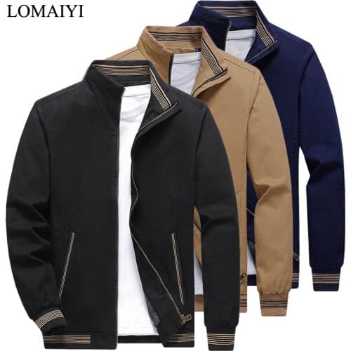 LOMAIYI Mens Spring Jackets