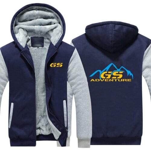 GS Hoodies Fashion Jacket Winter Men Thick Adventure For R 1100 1150 1200 Gs Gsa Driver Sweatshirts Man Coat