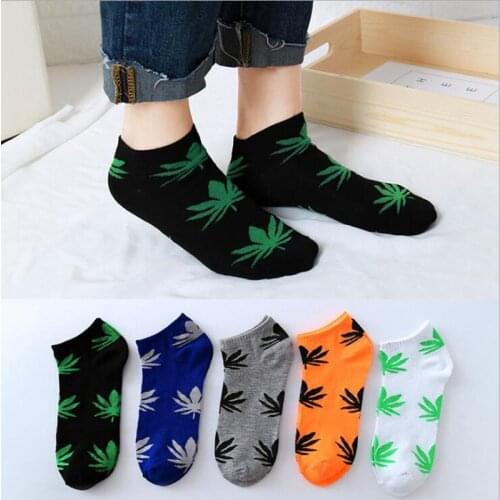 Unisex fashion Harajuku skarpetki weed socks cotton street fashion hip hop socks happy fun calcatenes hip hop mens sock Loss sa