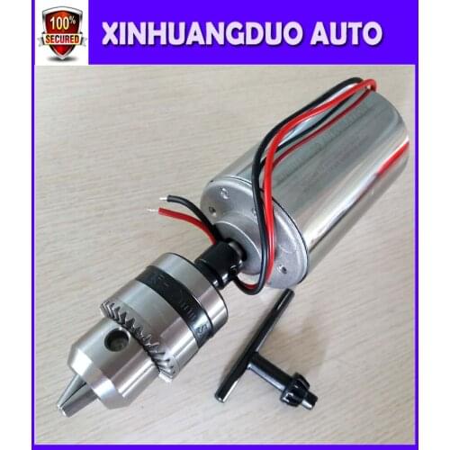 200W DC Spindle motor , DC12-48V 12000rpm, Engraving milling grind air-cooling Long mouth tightening 1.5mm - 10mmspindle motor