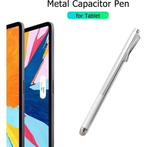 Stylus Pen Touch Screen Pencil Fiber Tip Capacitive Touchscreen Stylus Pen with Metal Clip for iOS Android Phone Tablet