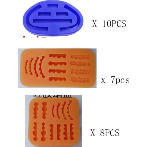 Dental lab wax rubber model inverted mold