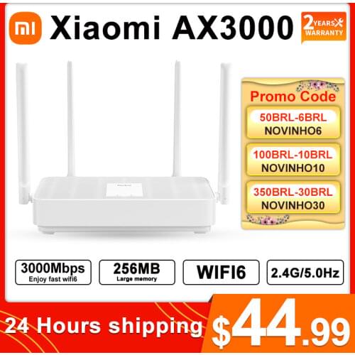 Xiaomi Redmi AX3000 Router 2.4Ghz Dual-Band 5G Wireless Gigabit Wifi6 Mesh Network Extender 4 High Gain Antenna replace AX6 AX5