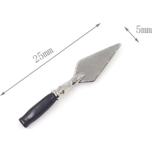 1:12 Miniature Dollhouse Alloy Silver Fairy Garden Hand Tools Garden Acc