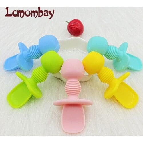 1/2pcs Baby Feeding Fork Spoon Set Safety InfantDinnerware Set Kids Easy Grip Meal Training Flatware