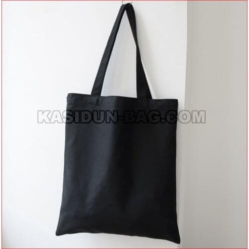 100pcs/lot) wholesale blank plain black canvas cotton bag