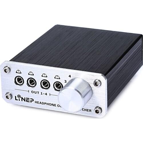 4 in 4 out audio switcher headphone switcher MP3 switcher audio switcher