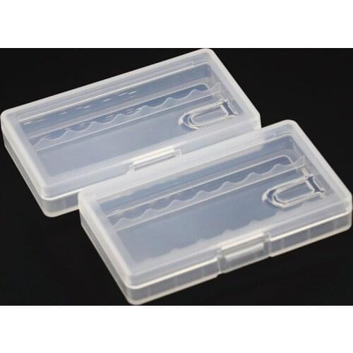 500pcs/lot MasterFire Portable AAA Battery Case Hard PP Transparent Case Holder Storage Box for 8 x AAA Batteries with Hook