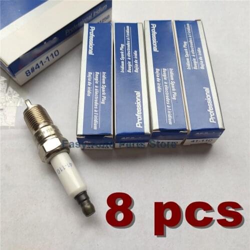 8PCS/Lot Original Iridium Spark Plug OEM# 41-110 Car Candle For Chevrolet Avalanche Camaro Caprice Corvette Impala Monte Hummer