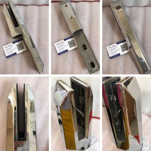 Pool Accessories Glass Balcony Balustrades Handrails Side Mounted Glass Spigot