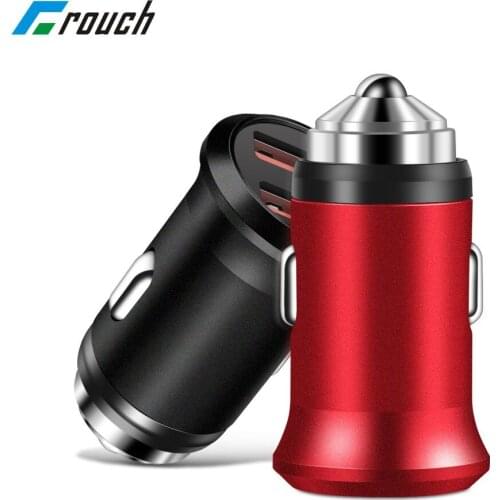 Car Charger Mini Dual usb car charger for mobile Phone Tablet Gps 5V 2A Usb charger for iphone 7 8 plus samsung adapter
