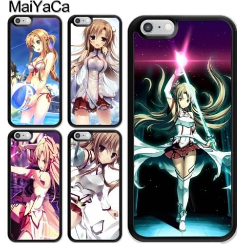 Asuna Sword Art Online Case For iPhone 12 Mini 11 Pro MAX X XR XS MAX SE 2020 6S 7 8 Plus 5s Cover