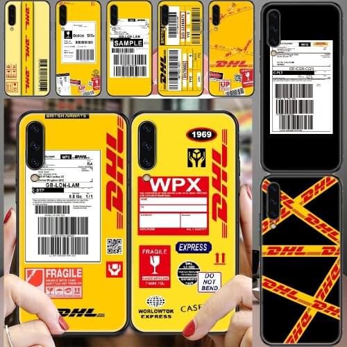Dhl Express delivery Tape Phone case For Samsung Galaxy A 3 5 7 8 10 20 21 30 40 50 51 70 71 E S 2016 2018 4G black 3D shell