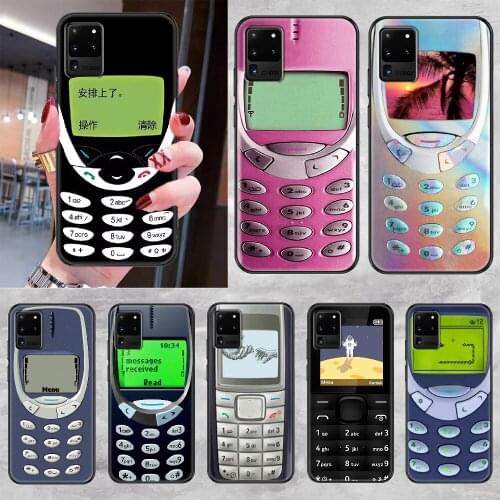 Nokia Phone case For Samsung Galaxy Note 4 8 9 10 20 S8 S9 S10 S10E S20 Plus UITRA Ultra black art cell cover fashion funda