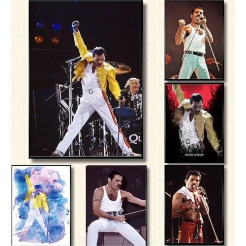 Bohemian Rhapsody Queen Freddie Mercury Canvas Painting Posters And Prints Pictures On The Wall Abstract Decorative Home Decor