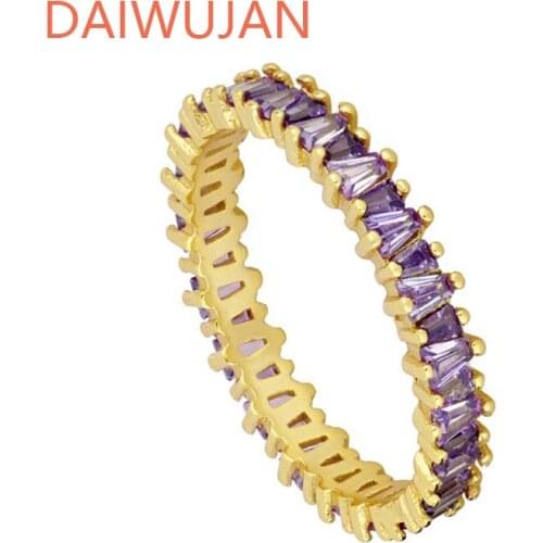 Кольца с фианитами для женщин DAIWUJAN China At AliExpress