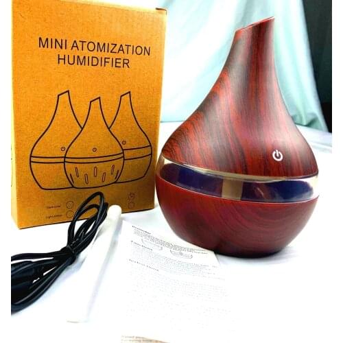 Electric Humidifier Oil-Diffuser Led Light Mist Maker Mini
