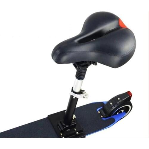 Electric Skateboard Saddle Scooter Foldable Height Adjustable Shock-Absorbing Folding Seat Chair