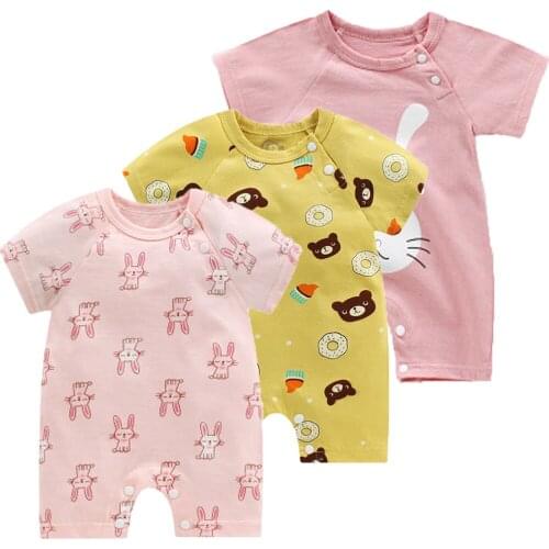 KEAIYOUHUO Cute Baby Girl Clothes Summer Newborn Baby Clothing For Girls Long Sleeve Kids Boy Jumpsuit Baby Girls Rompers Autumn