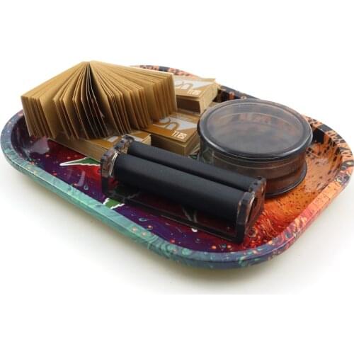 Metal Herb Tray Rolling Machine With Rolling Plastic Grinder For Cigarette Smoking Fiter Tips