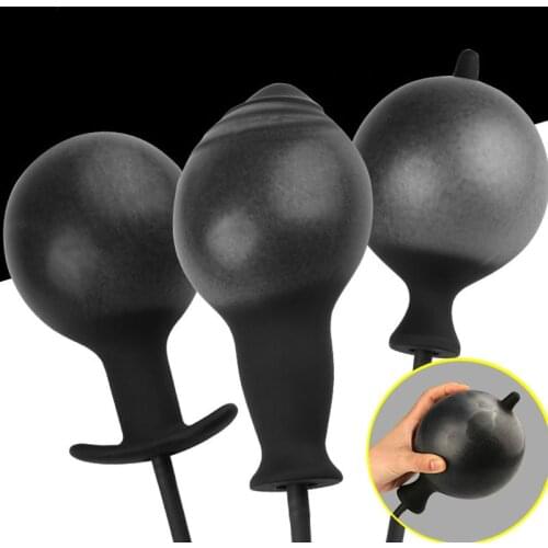 Inflatable Anal Plug Dildo Butt Plug Anal Dilator Massager Anus Extender Dilatador Anal Dildo Adult Sex Toy For Couples Sex Plug