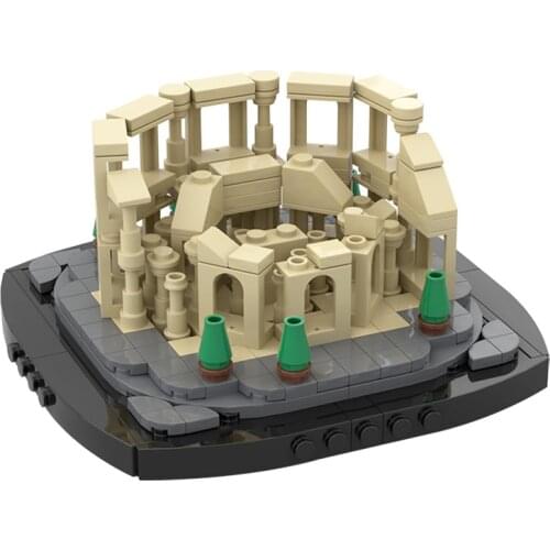 New Noble Plaything Roman Entertainment The Colosseum Building Blocks Model Streetview Bricks Assembly Educational Toy Kids Gift